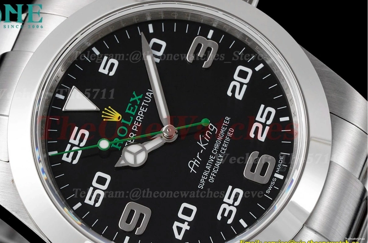 Num 116900 SA3131 Airking SS SS Black JDF 904L 40mm 0409